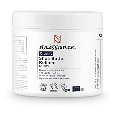 Naissance Beurre De Karité BIO D'Afrique (No. 305) 250g Raffiné, Solide, Sans Odeur Pour Cheveux Sec Ou Afro, Corps, Visage Pur, Végan, Naturel Et Certifié BIO Naissance Beurre De Karité BIO D'Afrique (No. 305) 250g Raffiné, Solide, Sans Odeur Pour Cheveux Sec Ou Afro, Corps, Visage Pur, Végan, Naturel Et Certifié BIO