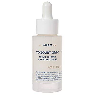 KORRES Sérum Confort Visage Booster d’Hydratation Intense Peau Saine et Lumineuse 93% d’ingrédients naturels Yaourt Grec & Probiotiques Tous Types de Peaux, Déshydratées, Sensibles 30 ml KORRES Sérum Confort Visage Booster d’Hydratation Intense Peau Saine et Lumineuse 93% d’ingrédients naturels Yaourt Grec & Probiotiques Tous Types de Peaux, Déshydratées, Sensibles 30 ml