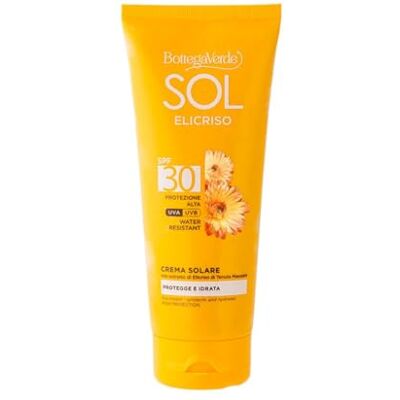 Bottega Verde SOL Hélichrysum Crème corporelle Hydrate Protection haute SPF30 (200 ml) Water resistant Bottega Verde SOL Hélichrysum Crème corporelle Hydrate Protection haute SPF30 (200 ml) Water resistant