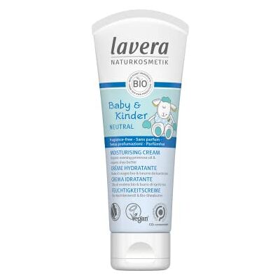 lavera Bébés & Enfants Neutral Crème Hydratante Cosmétique naturelle vegan huile d'onagre biologique beurre de karité biologique procure une hydratation et une protection durable 75 ml lavera Bébés & Enfants Neutral Crème Hydratante Cosmétique naturelle vegan huile d'onagre biologique beurre de karité biologique procure une hydratation et une protection durable 75 ml