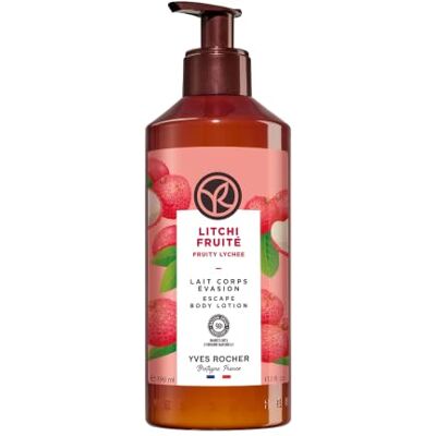 Yves Rocher Litchi Fruité Lait Corps Hydratant Body Lotion Femme – 390 ml Lait corps et body lotion hydratant, au parfum Litchi Fruité, hydrate durablement et laisse la peau douce, 98% Naturel Yves Rocher Litchi Fruité Lait Corps Hydratant Body Lotion Femme – 390 ml Lait corps et body lotion hydratant, au parfum Litchi Fruité, hydrate durablement et laisse la peau douce, 98% Naturel