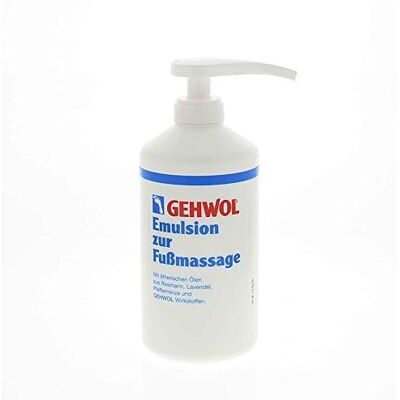 Gehwol Émulsion pour massage des pieds Protection des pieds 500 ml Avec distributeur Gehwol Émulsion pour massage des pieds Protection des pieds 500 ml Avec distributeur