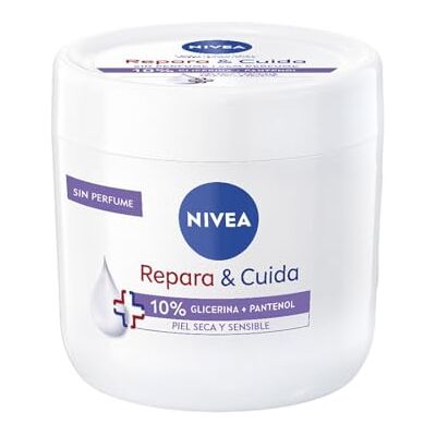 NIVEA Répare & Soin Glycérine et Panthénol Crème corporelle Hydratante Pot 400 ml NIVEA Répare & Soin Glycérine et Panthénol Crème corporelle Hydratante Pot 400 ml