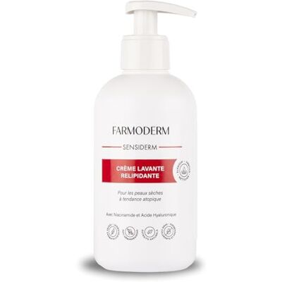 FARMODERM Crème Nettoyante Relipidante Visage et Corps des Personnes âgées et Bébés Lait Démaquillant Niacinamide Acide Hyaluronique Hydrate, Nettoie, Nourrit Peau Sèche et Déshydratée FARMODERM Crème Nettoyante Relipidante Visage et Corps des Personnes âgées et Bébés Lait Démaquillant Niacinamide Acide Hyaluronique Hydrate, Nettoie, Nourrit Peau Sèche et Déshydratée