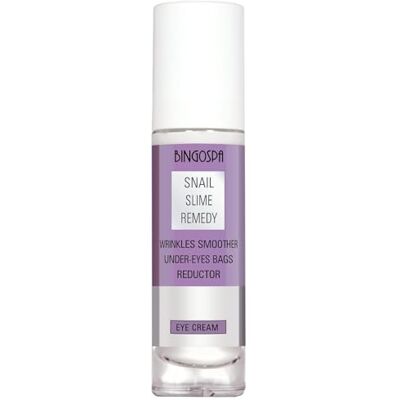 BingoSpa Réduction des poches sous les yeux, lissage des rides autour des yeux, crème pour les yeux à la bave d'escargot 50 g. BingoSpa Réduction des poches sous les yeux, lissage des rides autour des yeux, crème pour les yeux à la bave d'escargot 50 g.