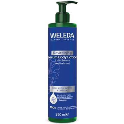 WELEDA Lait-Sérum revitalisant Gentiane Bleue 250 ml +39 % de renouvellement cellulaire. Améliore l'élasticité de la peau après 4 semaines. WELEDA Lait-Sérum revitalisant Gentiane Bleue 250 ml +39 % de renouvellement cellulaire. Améliore l'élasticité de la peau après 4 semaines.