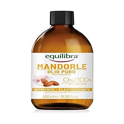 Equilibra Corps, huile d'amande pure, huile d'amande douce, protectrice, nutritive et élastique, aide à prévenir les vergetures pendant la grossesse ou pendant un régime hypocalorique, 500 ml Equilibra Corps, huile d'amande pure, huile d'amande douce, protectrice, nutritive et élastique, aide à prévenir les vergetures pendant la grossesse ou pendant un régime hypocalorique, 500 ml