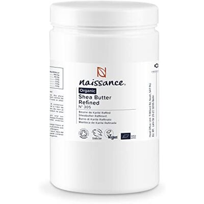 Naissance Beurre De Karité BIO D'Afrique (No. 305) 1kg Raffiné, Solide, Sans Odeur Pour Cheveux Sec Ou Afro, Corps, Visage Pur, Végan, Naturel Et Certifié BIO Naissance Beurre De Karité BIO D'Afrique (No. 305) 1kg Raffiné, Solide, Sans Odeur Pour Cheveux Sec Ou Afro, Corps, Visage Pur, Végan, Naturel Et Certifié BIO