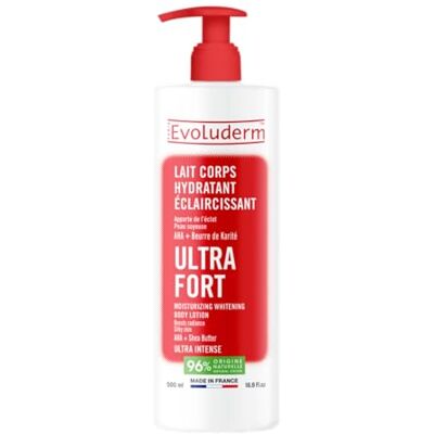 Evoluderm – Lait Concentré Hydratant Éclaircissant Ultra Fort – 500 ml – Ingrédients d’Origine Naturelle – Végan – Fabrication Française Evoluderm – Lait Concentré Hydratant Éclaircissant Ultra Fort – 500 ml – Ingrédients d’Origine Naturelle – Végan – Fabrication Française