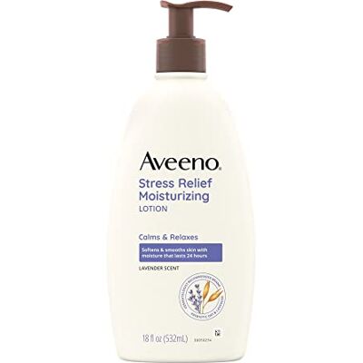 Aveeno Body Moisture Stress Relief Moisturizing Lotion, 18 Ounce by Aveeno Body Moisture Stress Relief Moisturizing Lotion, 18 Ounce by