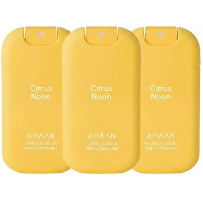 HAAN Spray hydratant pour les mains à l'aloe vera (lot de 3) 3 unités pour parfum : Citrus Noon Spray 30 ml HAAN Spray hydratant pour les mains à l'aloe vera (lot de 3) 3 unités pour parfum : Citrus Noon Spray 30 ml