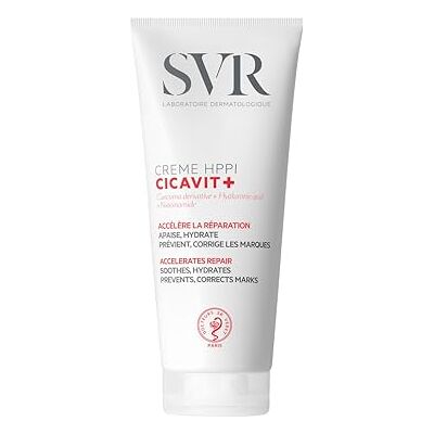 SVR CICAVIT+ HPPI Crème cicatrisante pour peaux abîmées, traitement post-irritation, accélérateur de guérison des plaies, érythème fessier, varicelle, brûlures, tous âges, 100 ml SVR CICAVIT+ HPPI Crème cicatrisante pour peaux abîmées, traitement post-irritation, accélérateur de guérison des plaies, érythème fessier, varicelle, brûlures, tous âges, 100 ml