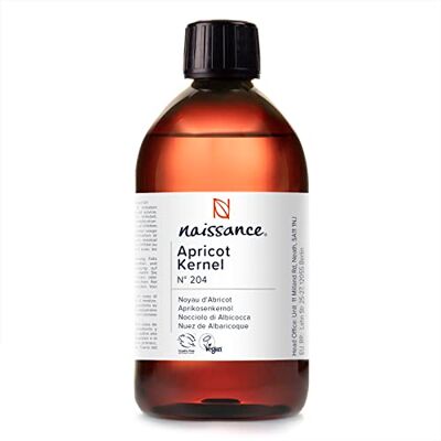 Naissance Huile de Noyau D’Abricot (No. 204) 450ml Huile Végétale pour Visage, Corps, Cheveux, Barbe, Massage, Ongle Végan Naissance Huile de Noyau D’Abricot (No. 204) 450ml Huile Végétale pour Visage, Corps, Cheveux, Barbe, Massage, Ongle Végan