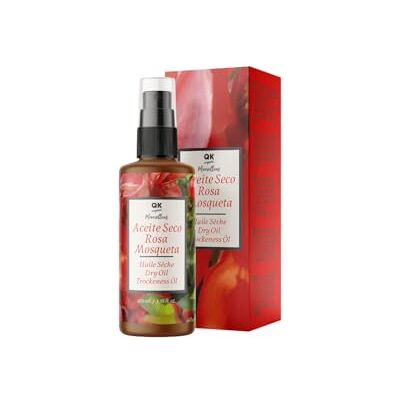 QKnatur Huile Sèche de Rose Musquée 100 ml : Nutrition Intense, Absorption Rapide, anti-vergetures pour la Peau et les Cheveux, Antioxydant, Anti-âge, Naturel et Végane QKnatur Huile Sèche de Rose Musquée 100 ml : Nutrition Intense, Absorption Rapide, anti-vergetures pour la Peau et les Cheveux, Antioxydant, Anti-âge, Naturel et Végane