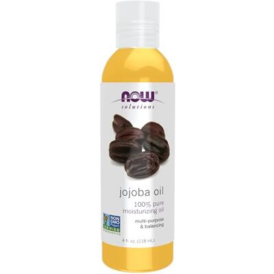 NOW Foods, huile de jojoba 118 ml, testée en laboratoire, sans soja, végétalien, sans OGM NOW Foods, huile de jojoba 118 ml, testée en laboratoire, sans soja, végétalien, sans OGM