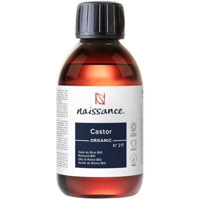 Naissance Huile De Ricin BIO Pressée À Froid (No. 217) 225ml Pousse Rapide pour Cheveux, Cils, Sourcils, Corps, Barbe, Ongles Végétale, Naturelle Naissance Huile De Ricin BIO Pressée À Froid (No. 217) 225ml Pousse Rapide pour Cheveux, Cils, Sourcils, Corps, Barbe, Ongles Végétale, Naturelle