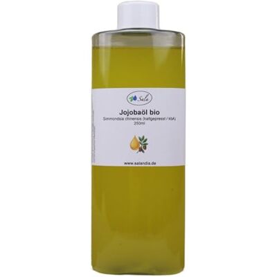 SALA Huile de jojoba bio pressée à froid Bouteille en PET 250 ml SALA Huile de jojoba bio pressée à froid Bouteille en PET 250 ml