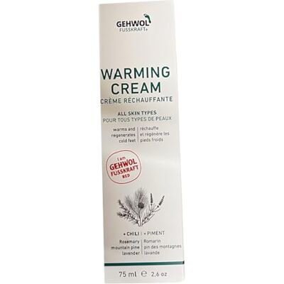 Gehwol FUSSKRAFT Red Crème émolliente riche pour les pieds secs et rugueux 75 ml Effet chauffant Idéal pour les pieds froids Livré avec emballage de conservation Testé dermatologiquement Fabriqué en Gehwol FUSSKRAFT Red Crème émolliente riche pour les pieds secs et rugueux 75 ml Effet chauffant Idéal pour les pieds froids Livré avec emballage de conservation Testé dermatologiquement Fabriqué en