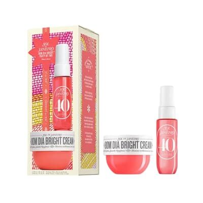 Sol de Janeiro Bom Dia Bright Holiday Duo de soins corporels avec crème brillante 75 ml et parfum Cheirosa 40 30 ml Collection festive Sol de Janeiro Bom Dia Bright Holiday Duo de soins corporels avec crème brillante 75 ml et parfum Cheirosa 40 30 ml Collection festive