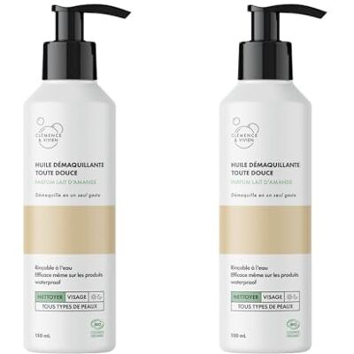 Beauté & Hygiène CLÉMENCE ET VIVIEN Huile Démaquillante Toute Douce 100Ml Lot De 2 Beauté & Hygiène CLÉMENCE ET VIVIEN Huile Démaquillante Toute Douce 100Ml Lot De 2