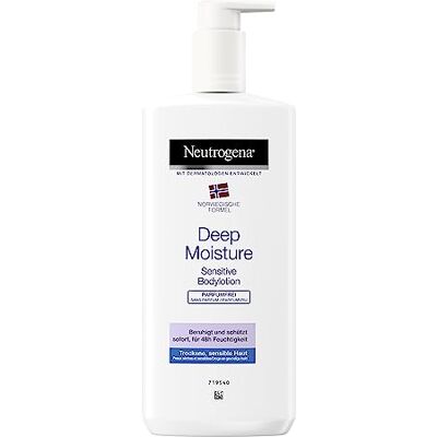 Neutrogena Norwegian Formula Lotion pour le corps Deep Moisture Sensitive Fragrance Free pour peaux sensibles et sèches 400 ml Neutrogena Norwegian Formula Lotion pour le corps Deep Moisture Sensitive Fragrance Free pour peaux sensibles et sèches 400 ml