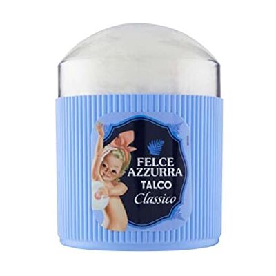 Felce Azzurra Paglieri Talco Classico con Piumino Poudre corporelle classique Talc avec éponge 250 g Felce Azzurra Paglieri Talco Classico con Piumino Poudre corporelle classique Talc avec éponge 250 g