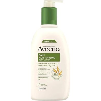 Aveeno Daily Lotion hydratante pour le corps 48 heures pour soins normaux à secs 500 ml Aveeno Daily Lotion hydratante pour le corps 48 heures pour soins normaux à secs 500 ml