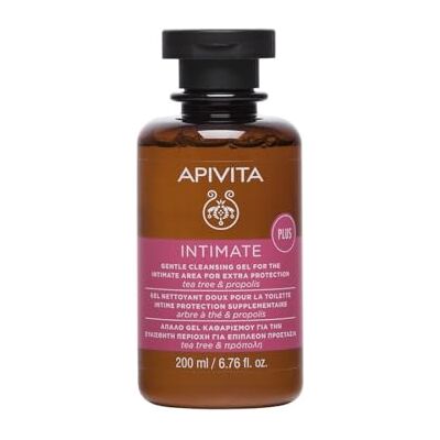Apivita Intimate Gentle Cleansing Gel For The Intimate Area For Extra Protection with Tea Tree & Propolis 200 ml Apivita Intimate Gentle Cleansing Gel For The Intimate Area For Extra Protection with Tea Tree & Propolis 200 ml