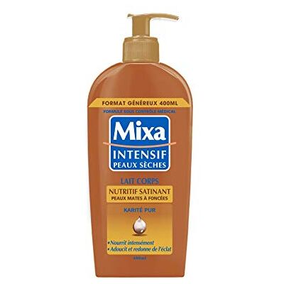Mixa Intensif Peaux Sèches Lait Corps Nutritif Satinant pour Peaux Mates à Foncées 400 ml Mixa Intensif Peaux Sèches Lait Corps Nutritif Satinant pour Peaux Mates à Foncées 400 ml