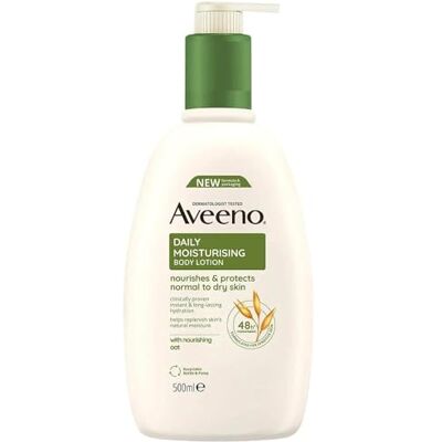 Aveeno Daily Lotion hydratante pour le corps 48 heures pour soins normaux à secs 500 ml Aveeno Daily Lotion hydratante pour le corps 48 heures pour soins normaux à secs 500 ml