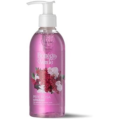 Bottega Verde Lave-mains avec extrait de poivre rose (250 ml) Bottega Verde Lave-mains avec extrait de poivre rose (250 ml)