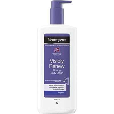 Neutrogena Norwegian Formula Visibly Renew Lotion raffermissante pour le corps (1 x 400 ml), crème corporelle nourrissante conçue pour aider à restaurer l'élasticité de la peau, crème hydratante à Neutrogena Norwegian Formula Visibly Renew Lotion raffermissante pour le corps (1 x 400 ml), crème corporelle nourrissante conçue pour aider à restaurer l'élasticité de la peau, crème hydratante à
