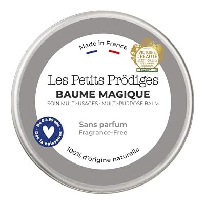 Les Petits Prodiges Baume Magique Multi Usages Sans Odeur 30ml Soin Hydratant Corps, Visage, Cheveux 100% Naturel Tout Type de Peau Made in France Non Testé sur Animaux Emballage Recyclable Les Petits Prodiges Baume Magique Multi Usages Sans Odeur 30ml Soin Hydratant Corps, Visage, Cheveux 100% Naturel Tout Type de Peau Made in France Non Testé sur Animaux Emballage Recyclable