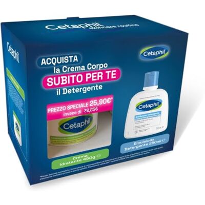 Cetaphil Bundle Crème Hydratante 450 g + Emulsion Nettoyant 250 ml Cetaphil Bundle Crème Hydratante 450 g + Emulsion Nettoyant 250 ml