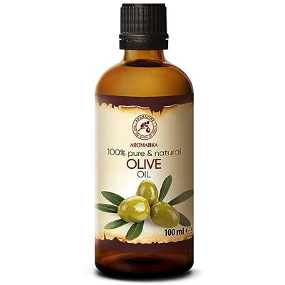 Trust Huile Olive 100 ml – Olea Europaea Pressée à Froid – Non Diluée – Soin Naturel pour Visage, Corps et Cheveux Trust Huile Olive 100 ml – Olea Europaea Pressée à Froid – Non Diluée – Soin Naturel pour Visage, Corps et Cheveux