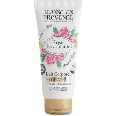 Jeanne En Provence Lait Corporel Hydratant et Parfumé Parfum Rose Envoûtante 95% d'Ingrédients d'Origine Naturelle Peau sèche Fabriqué en France à Grasse 200 ml Jeanne En Provence Lait Corporel Hydratant et Parfumé Parfum Rose Envoûtante 95% d'Ingrédients d'Origine Naturelle Peau sèche Fabriqué en France à Grasse 200 ml
