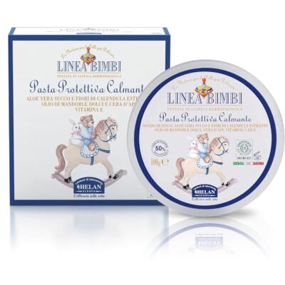 Helan , Linea Kids Bio, Pâte de protection apaisante, Crème de changement de couche contre les rougeurs et les irritations Hydratant, Apaisant à l'aloe vera, cire d'abeille, vitamine C et E, fleurs Helan , Linea Kids Bio, Pâte de protection apaisante, Crème de changement de couche contre les rougeurs et les irritations Hydratant, Apaisant à l'aloe vera, cire d'abeille, vitamine C et E, fleurs