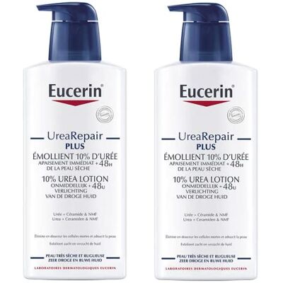 Eucerin Complete Repair Emollient Lotion 10% Urée 2 x 400 ml by Eucerin Complete Repair Emollient Lotion 10% Urée 2 x 400 ml by