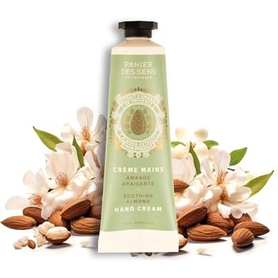 Panier des Sens Crème Mains pour Peau Sèche Amande Mini Creme Mains Hydratante – Beurre de Karité et Huile d'Amande Soin des Mains Fabriqué en France 97% d'Ingrédients Naturels 30 ml Panier des Sens Crème Mains pour Peau Sèche Amande Mini Creme Mains Hydratante – Beurre de Karité et Huile d'Amande Soin des Mains Fabriqué en France 97% d'Ingrédients Naturels 30 ml