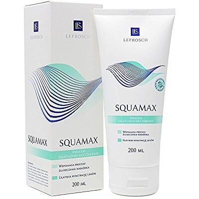 SKIN CAPITAL SHOPS Squamax Émulsion pour kératose cutanée 200 ml – Soin corporel pour adultes souffrant de maladies de la peau, peau sensible, unisexe SKIN CAPITAL SHOPS Squamax Émulsion pour kératose cutanée 200 ml – Soin corporel pour adultes souffrant de maladies de la peau, peau sensible, unisexe