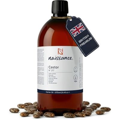 Naissance Huile De Ricin Pressée À Froid (No. 217) 870ml Pousse Rapide Pour Cheveux, Cils, Sourcils, Corps, Barbe, Ongles 100% Pure, Végétale, Naturelle, Végan Naissance Huile De Ricin Pressée À Froid (No. 217) 870ml Pousse Rapide Pour Cheveux, Cils, Sourcils, Corps, Barbe, Ongles 100% Pure, Végétale, Naturelle, Végan