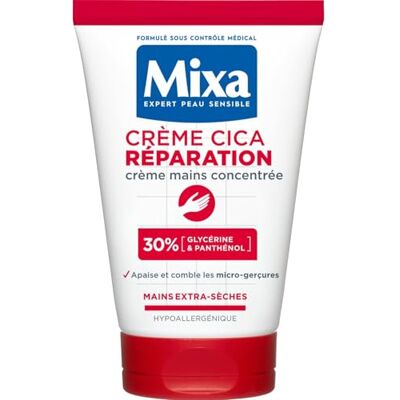 Mixa INTENSIF PEAUX SECHES Cica Crème Mains Réparatrice Intense Mixa INTENSIF PEAUX SECHES Cica Crème Mains Réparatrice Intense