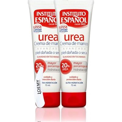 Instituto Español Urée Crème Mains Corps Régénérante, Crème Hydratante Quotidien pour Peau Sèche, Gercée Multi-usages Apaisante Naturelle Avec Haute Teneur en Urée, set 150ml Instituto Español Urée Crème Mains Corps Régénérante, Crème Hydratante Quotidien pour Peau Sèche, Gercée Multi-usages Apaisante Naturelle Avec Haute Teneur en Urée, set 150ml