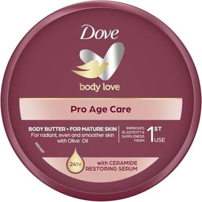 Dove Nourishing Body Care Pro Age Lot de 6 beurres corporels 250 ml Dove Nourishing Body Care Pro Age Lot de 6 beurres corporels 250 ml