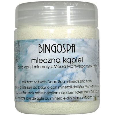 BingoSpa Sel de bain contre les allergies, l'eczéma, le psoriasis, l'acné, la cellulite et les vergetures 550g BingoSpa Sel de bain contre les allergies, l'eczéma, le psoriasis, l'acné, la cellulite et les vergetures 550g
