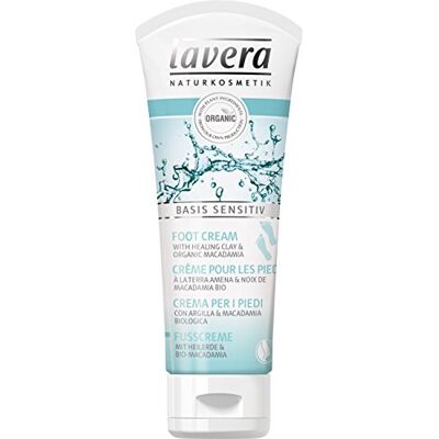 lavera Crème pour les pieds Macadamia bio et argile de guérison Absorption rapide Soin de la peau bio Cosmétiques naturels et innovants 75 ml lavera Crème pour les pieds Macadamia bio et argile de guérison Absorption rapide Soin de la peau bio Cosmétiques naturels et innovants 75 ml