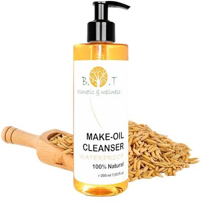 B.O.T cosmetic & wellness Huile Démaquillante Naturelle Waterproof aux Ceramides de Riz, Anti-Âge, Nettoyage Doux, Démaquillant Inspiré par la Cosmétique Coréenne, 200ml B.O.T cosmetic & wellness Huile Démaquillante Naturelle Waterproof aux Ceramides de Riz, Anti-Âge, Nettoyage Doux, Démaquillant Inspiré par la Cosmétique Coréenne, 200ml