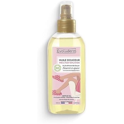 Evoluderm Huile Douceur Pré & Post Epilation 100ml 99,8% d'Ingrédients d'Origine Naturelle Made In France Evoluderm Huile Douceur Pré & Post Epilation 100ml 99,8% d'Ingrédients d'Origine Naturelle Made In France