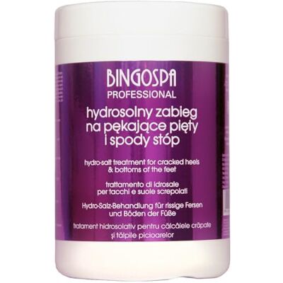 BingoSpa Traitement au sel pour talons et pieds cassés, pédicure, soins des pieds 1 kg BingoSpa Traitement au sel pour talons et pieds cassés, pédicure, soins des pieds 1 kg