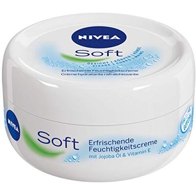 NIVEA Soft Creme Erfrischende Feuchtigkeitscreme, 4er Pack (4 x 200 ml) NIVEA Soft Creme Erfrischende Feuchtigkeitscreme, 4er Pack (4 x 200 ml)